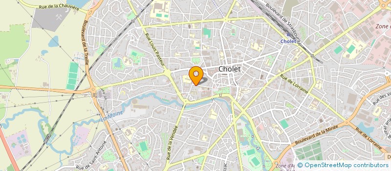 localisation de l'entreprise SCI DE ROUGE à CHOLET