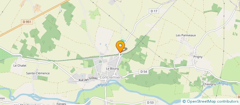 localisation de l'entreprise SCI DE ROUILLY à LE BLANC