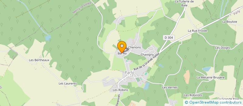 localisation de l'entreprise SCI DE ROUMAGNAC  PARLY