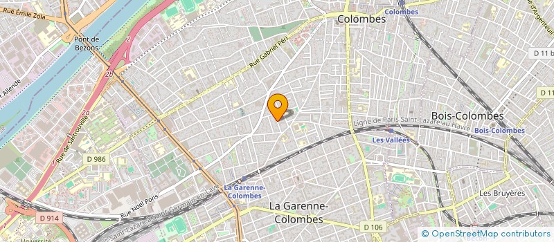 localisation de l'entreprise SCI DE ROUPERROUX à COLOMBES