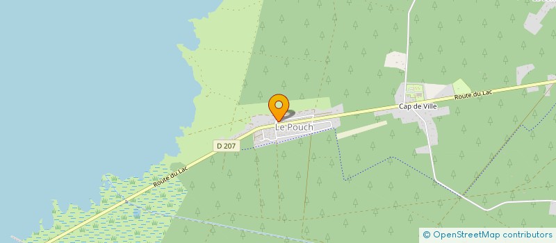 localisation de l'entreprise SCI DE ROUSTEY  CARCANS