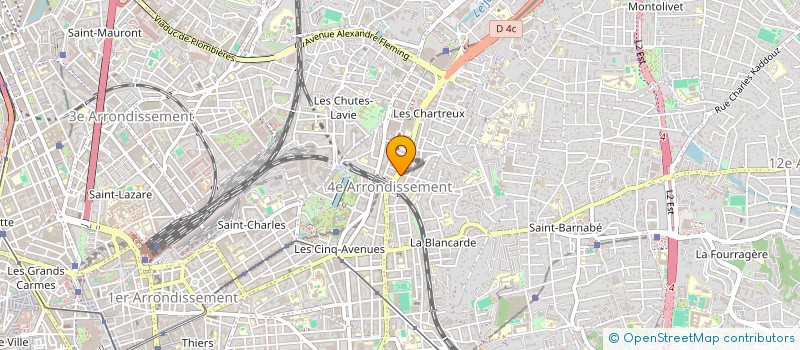 localisation de l'entreprise SCI DE ROUX à MARSEILLE