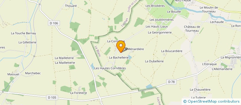 localisation de l'entreprise SCI DE ROUX à MARTIZAY
