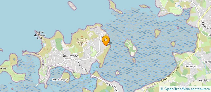 localisation de l'entreprise SCI DE RUN AR GROAS  PLEUMEUR-BODOU