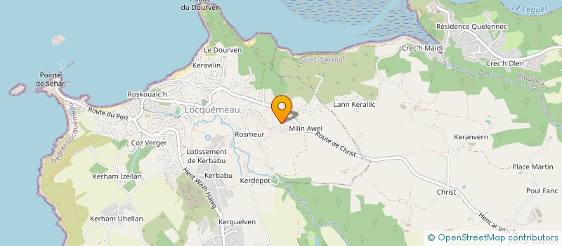 localisation de l'entreprise SCI DE RUROUS  PLOUMILLIAU