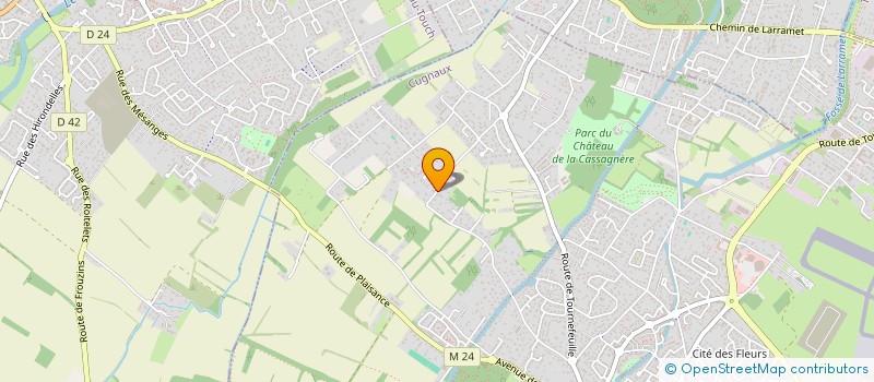 localisation de l'entreprise SCI DE RUS II  CUGNAUX