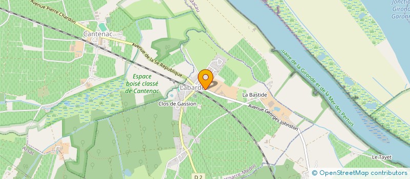 localisation de l'entreprise SCI DE RUSCA  LABARDE