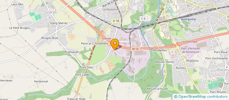 localisation de l'entreprise SCI DE RUSTANG  GRACES