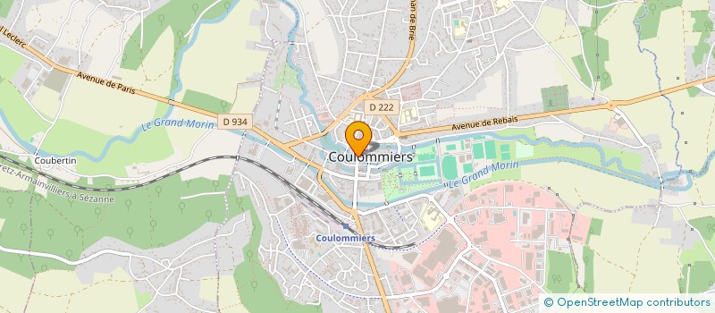 localisation de l'entreprise SCI DE SA à COULOMMIERS