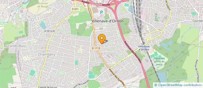 localisation de l'entreprise SCI DE SABA à VILLENAVE-D'ORNON