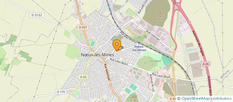 localisation de l'entreprise SCI DE SAILLY PATRIMOINE à NŒUX-LES-MINES