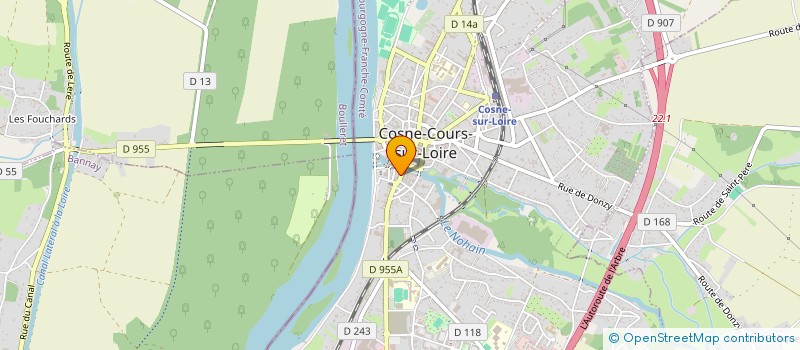 localisation de l'entreprise SCI DE SAINT AGNAN à COSNE-COURS-SUR-LOIRE