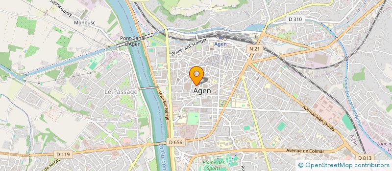 localisation de l'entreprise SCI DE SAINT AMAND  AGEN