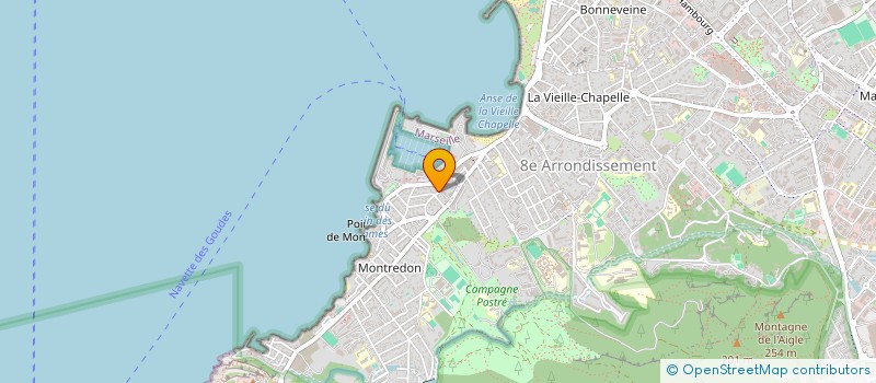 localisation de l'entreprise SCI DE SAINT CANNAT à MARSEILLE