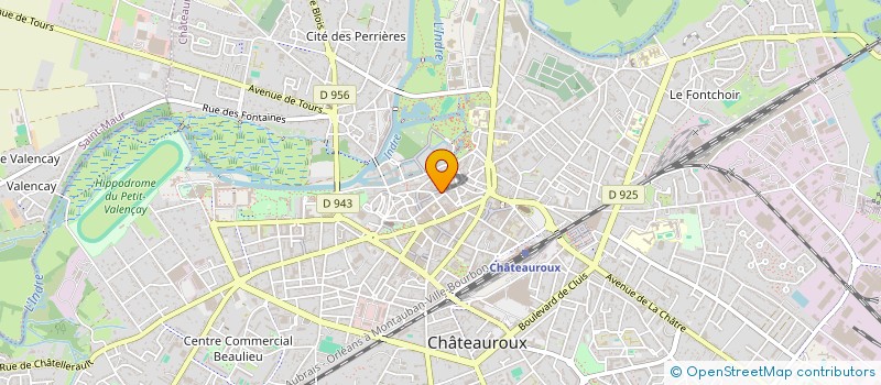localisation de l'entreprise SCI DE SAINT CHRISTOPHE  CHATEAUROUX