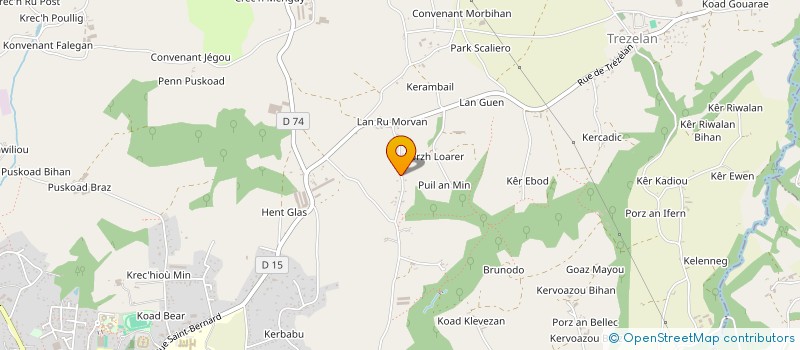 localisation de l'entreprise SCI DE SAINT EVANS  BEGARD