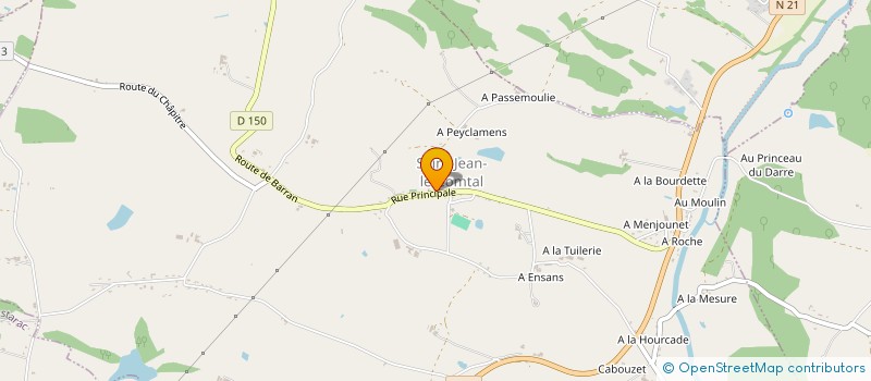 localisation de l'entreprise SCI DE SAINT-FRIS  SAINT-JEAN-LE-COMTAL