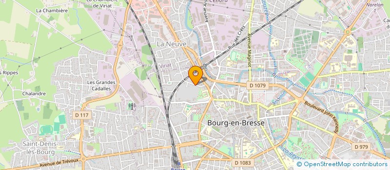 localisation de l'entreprise SCI DE SAINT GENIS à BOURG-EN-BRESSE