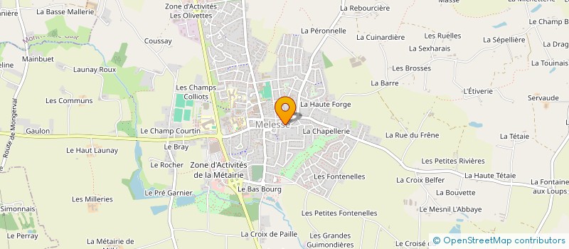 localisation de l'entreprise SCI DE SAINT GERMAIN  MELESSE