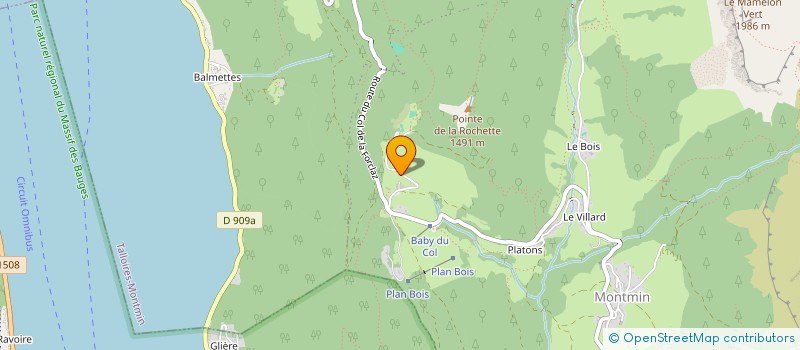 localisation de l'entreprise SCI DE SAINT GERMAIN  TALLOIRES-MONTMIN