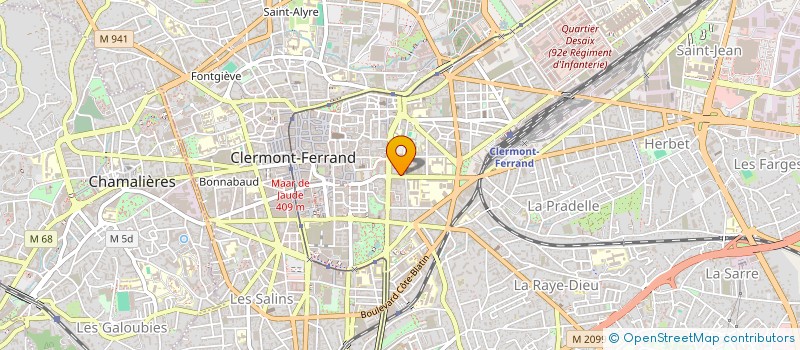 localisation de l'entreprise SCI DE SAINT GERMAIN L HERM  CLERMONT-FERRAND