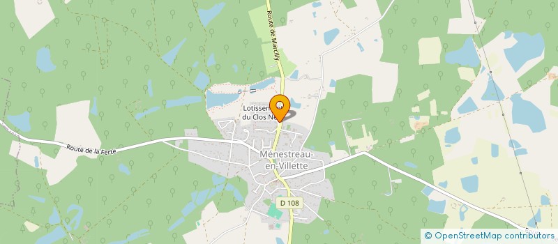 localisation de l'entreprise SCI DE SAINT GUERLUCHON à MENESTREAU-EN-VILLETTE