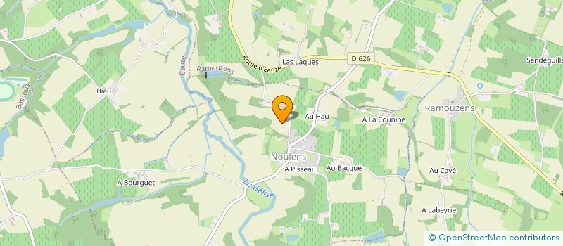 localisation de l'entreprise SCI DE SAINT GUIRAUD  CAMPAGNE D'ARMAGNAC