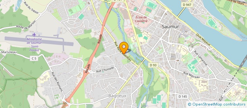 localisation de l'entreprise SCI DE SAINT HILAIRE  SAUMUR