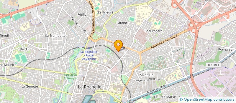 localisation de l'entreprise SCI DE SAINT JAMES  LA ROCHELLE