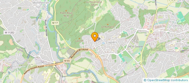 localisation de l'entreprise SCI DE SAINT JEAN DE VEDAS RN 108  CLAPIERS