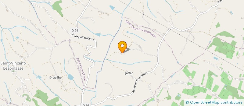localisation de l'entreprise SCI DE SAINT JOSEPH  ST VINCENT LESPINASSE