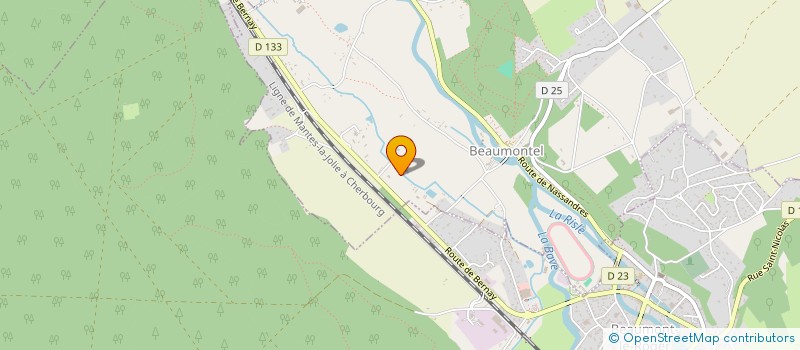 localisation de l'entreprise SCI DE SAINT LAURENT  BEAUMONTEL