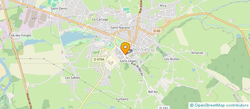 localisation de l'entreprise SCI DE SAINT LEGER  BOURBON-LANCY