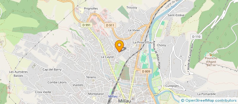 localisation de l'entreprise SCI DE SAINT LEONS II  MILLAU