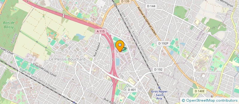 localisation de l'entreprise SCI DE SAINT LEU  SAINT-LEU-LA-FORET