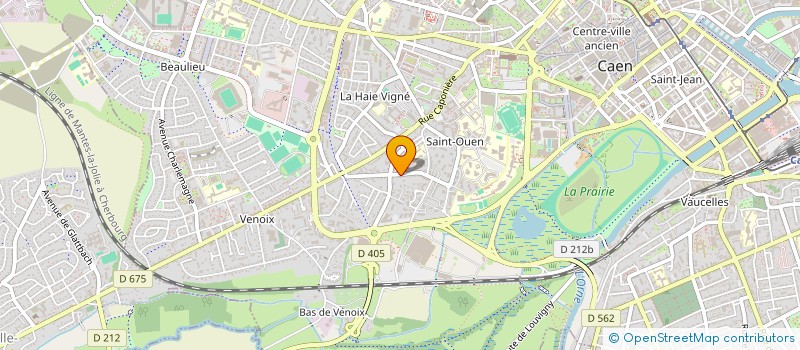 localisation de l'entreprise SCI DE SAINT LOUP à CAEN