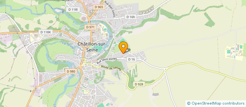 localisation de l'entreprise SCI DE SAINT MARCEL  CHATILLON-SUR-SEINE