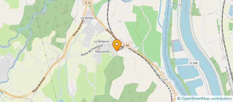 localisation de l'entreprise SCI DE SAINT MAURICE  BAIX