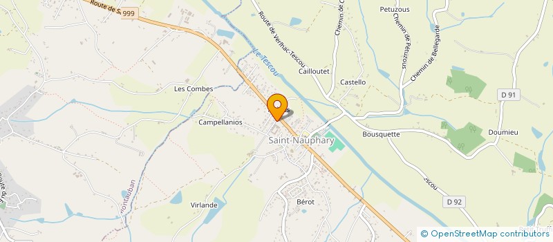 localisation de l'entreprise SCI DE SAINT NAUPHARY  SAINT-NAUPHARY