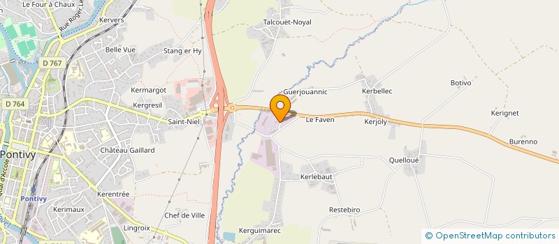 localisation de l'entreprise SCI DE SAINT NIEL  NOYAL-PONTIVY