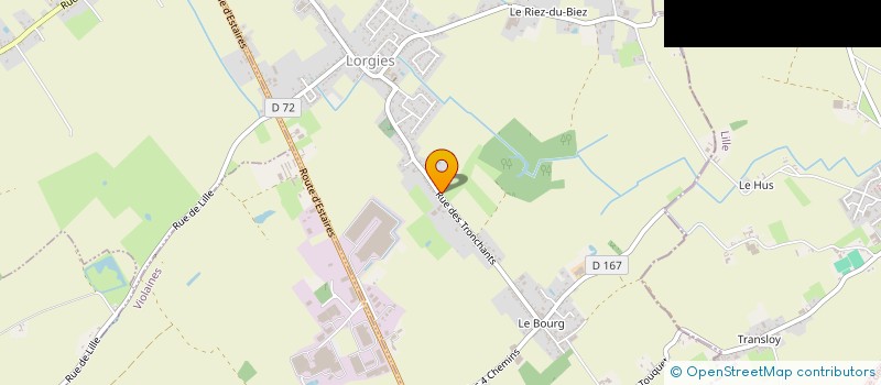 localisation de l'entreprise SCI DE SAINT-OMER  LORGIES