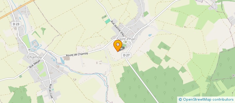 localisation de l'entreprise SCI DE SAINT PHAL  SAINT-PHAL