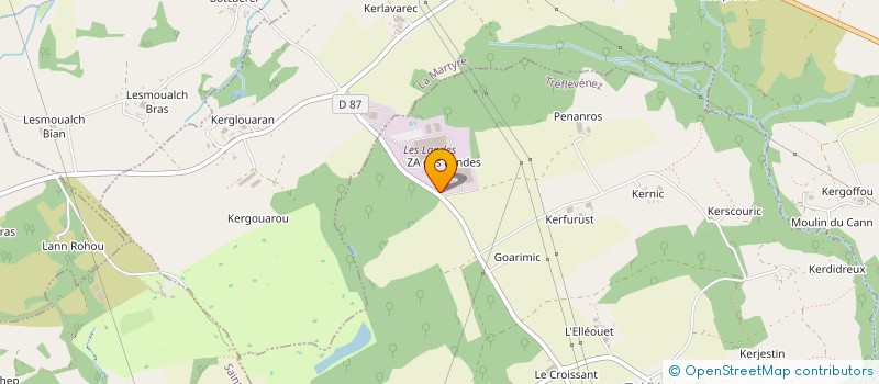 localisation de l'entreprise SCI DE SAINT POL  TREFLEVENEZ