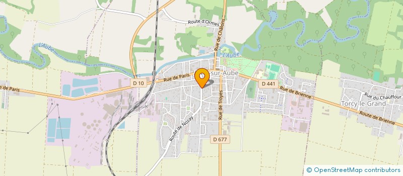 localisation de l'entreprise SCI DE SAINT REMY  ARCIS-SUR-AUBE