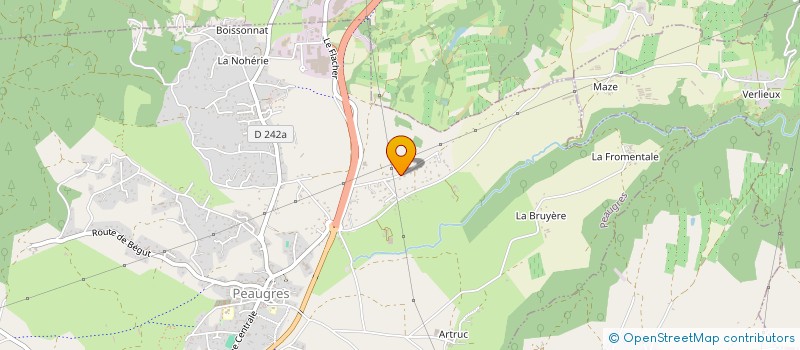 localisation de l'entreprise SCI DE SAINT ROCH à PEAUGRES