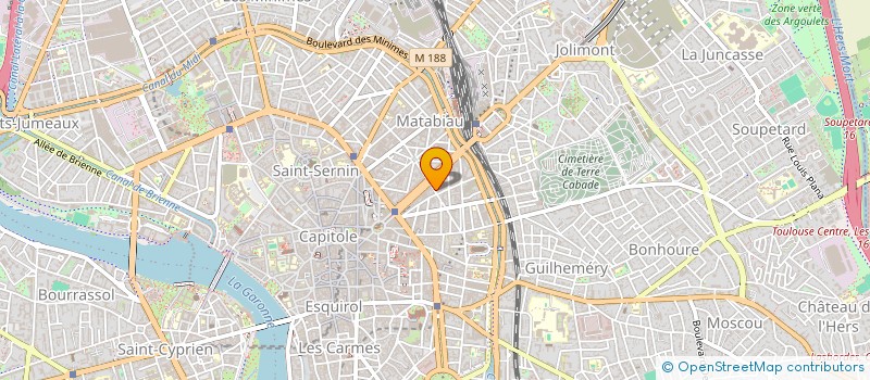 localisation de l'entreprise SCI DE SAINT RUSTICE à TOULOUSE