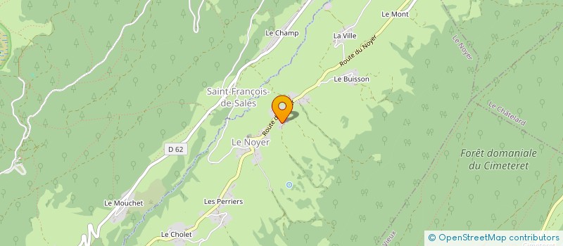 localisation de l'entreprise SCI DE SAINTBAL  SAINT-FRANCOIS-DE-SALES