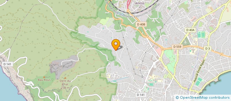 localisation de l'entreprise SCI DE SAINTE CROIX à LA CIOTAT