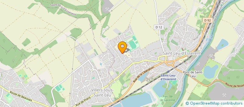 localisation de l'entreprise SCI DE SAINTE FOCETTE  ST LEU D ESSERENT