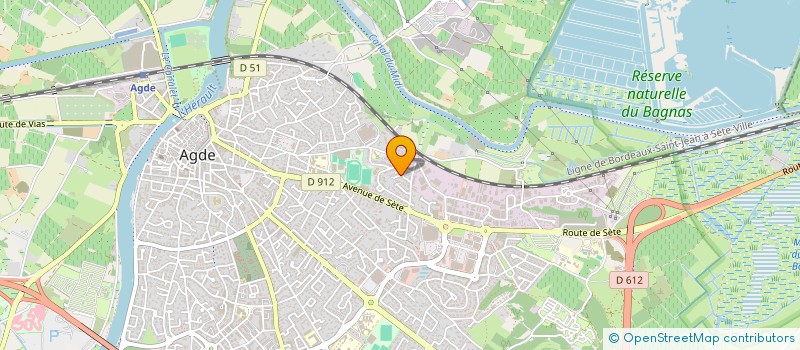 localisation de l'entreprise SCI DE SAINTE MARIE  AGDE